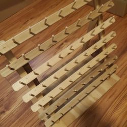Wooden Peg Rack