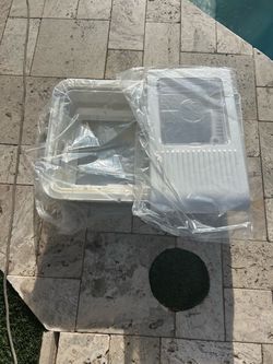 Brand New XL Stainless Steel Cat Litter Box with Lid