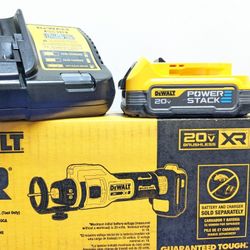 20V Max DeWalt XR Drywall Cut Off Tool + POWERSTACK Starter Kit 