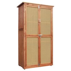 Outdoor storage shed with shelves (I have 2 of them)