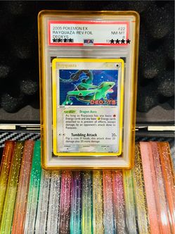 Pokemon Rayquaza Deoxys Stamp NEW CERT