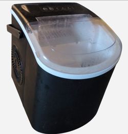black ice maker with clear lid #icemaker #appliance