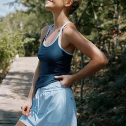 New Southern Tide Striped Skort