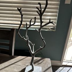 Metal Jewelry Tree Stand 