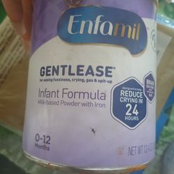 5 Cans Enfamil Gentlease 0-12 Months Infant Formula 12.4oz