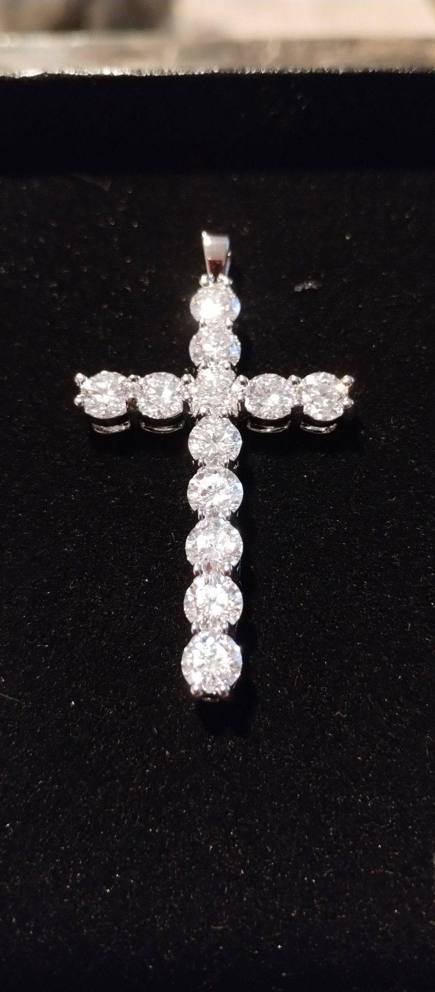 Moissanite Cross