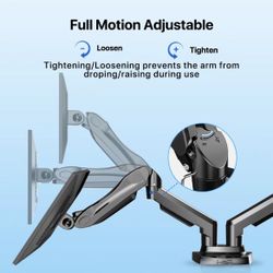 dual monitor arms