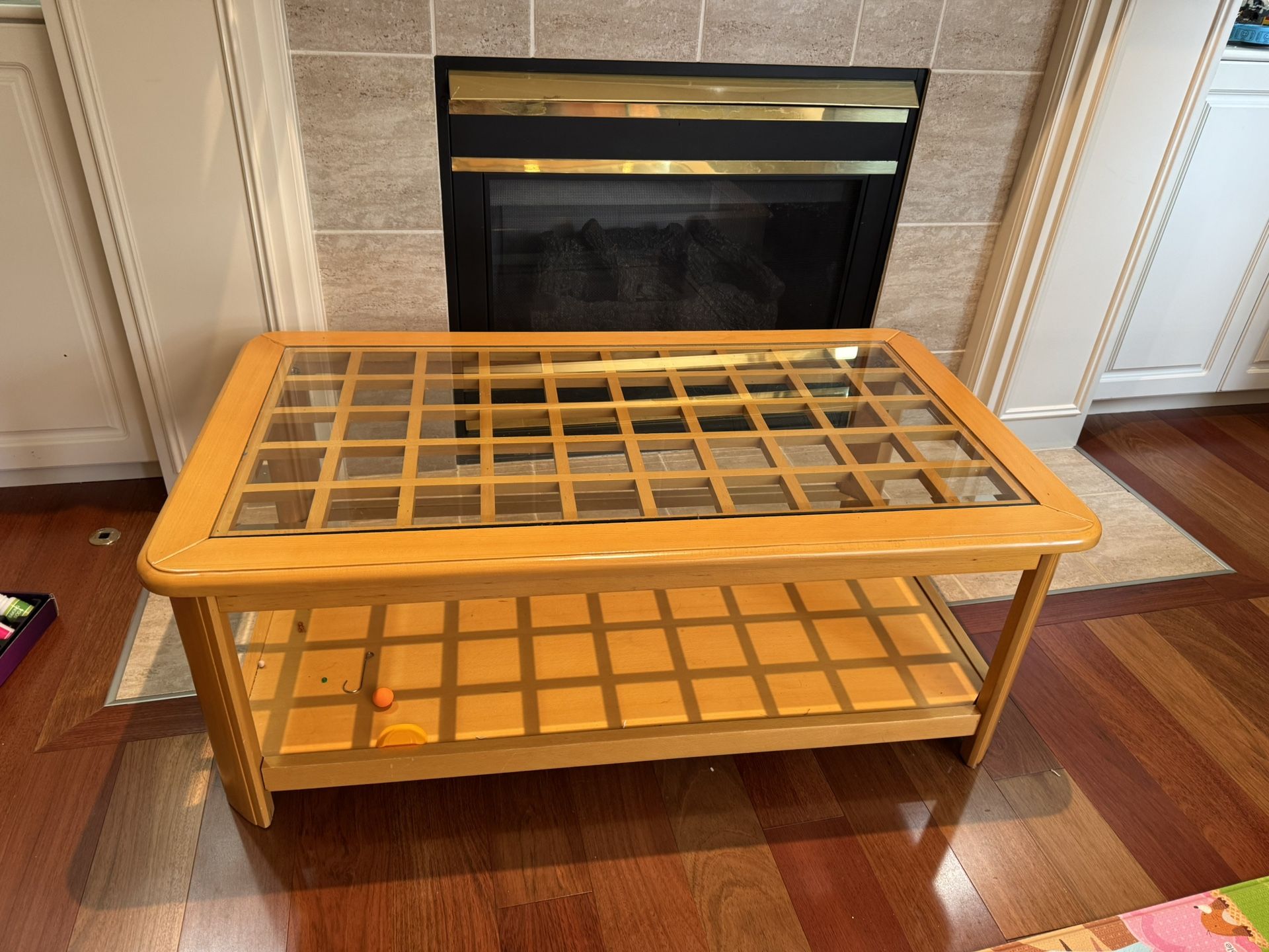 Glass Top Coffee Table