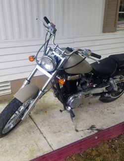 ‘03 Suzuki boulevard, starts up, runs. No title. Decent bike.