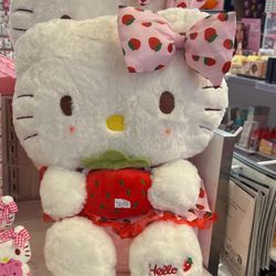 Strawberry Hello Kitty Plush