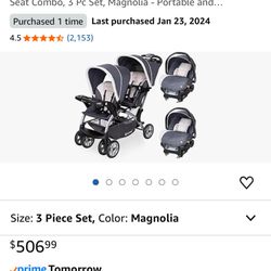 Twin Stroller And Car Seat