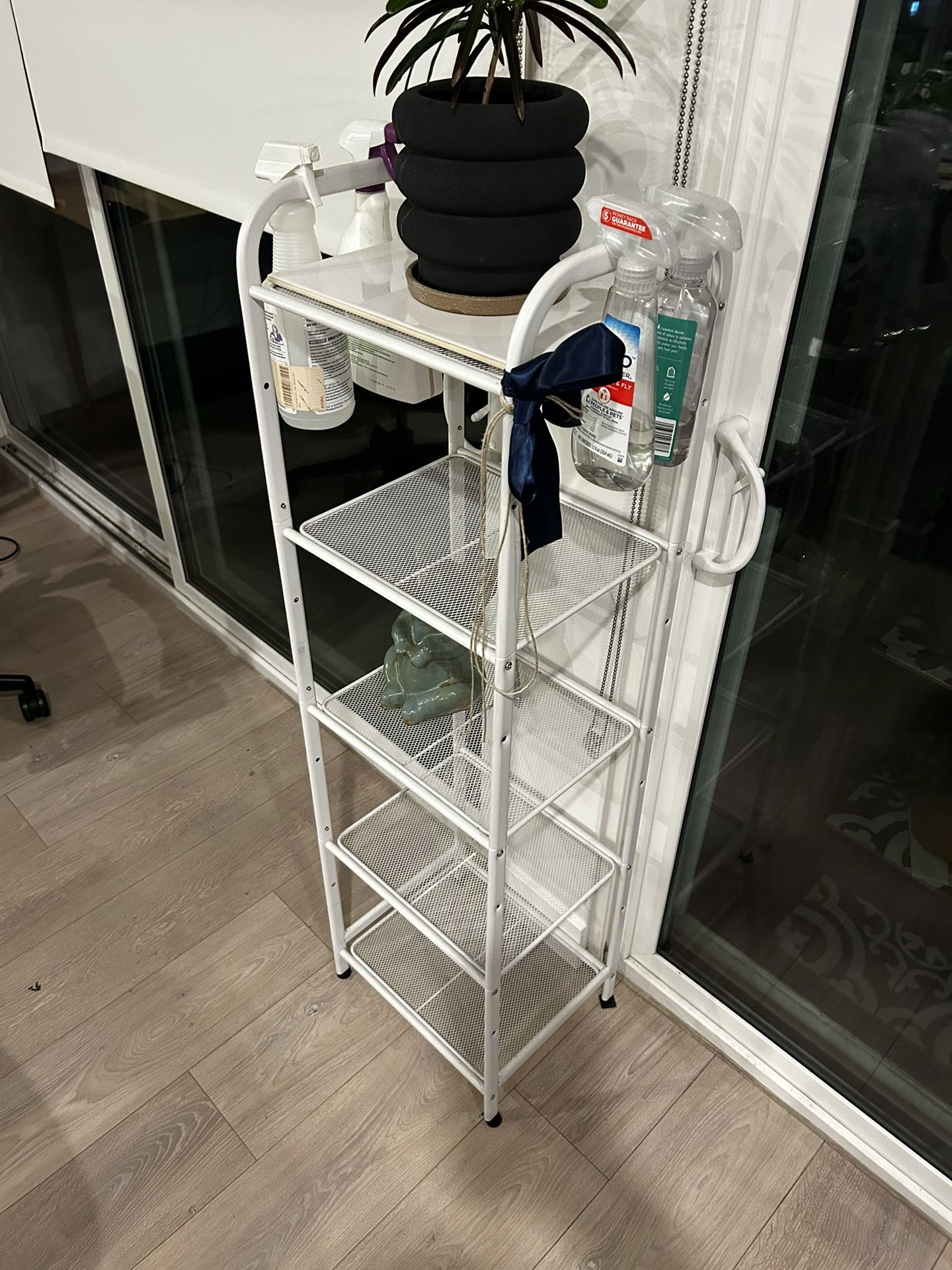 White Metal Shelf