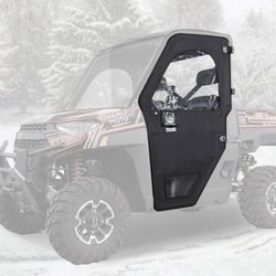 New KEMIMOTO UTV Doors with Steel Frame Compatible with Polaris Ranger 1000 XP1000 2020-2025 Waterproof Tear-Resistant Embossed PVC Oxford Fabric $150