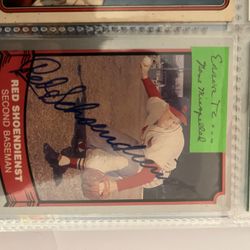 Signed Baseball Cards 