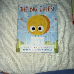 The Big Cheese by Jory John, Pete Oswald. Dust cover has creases