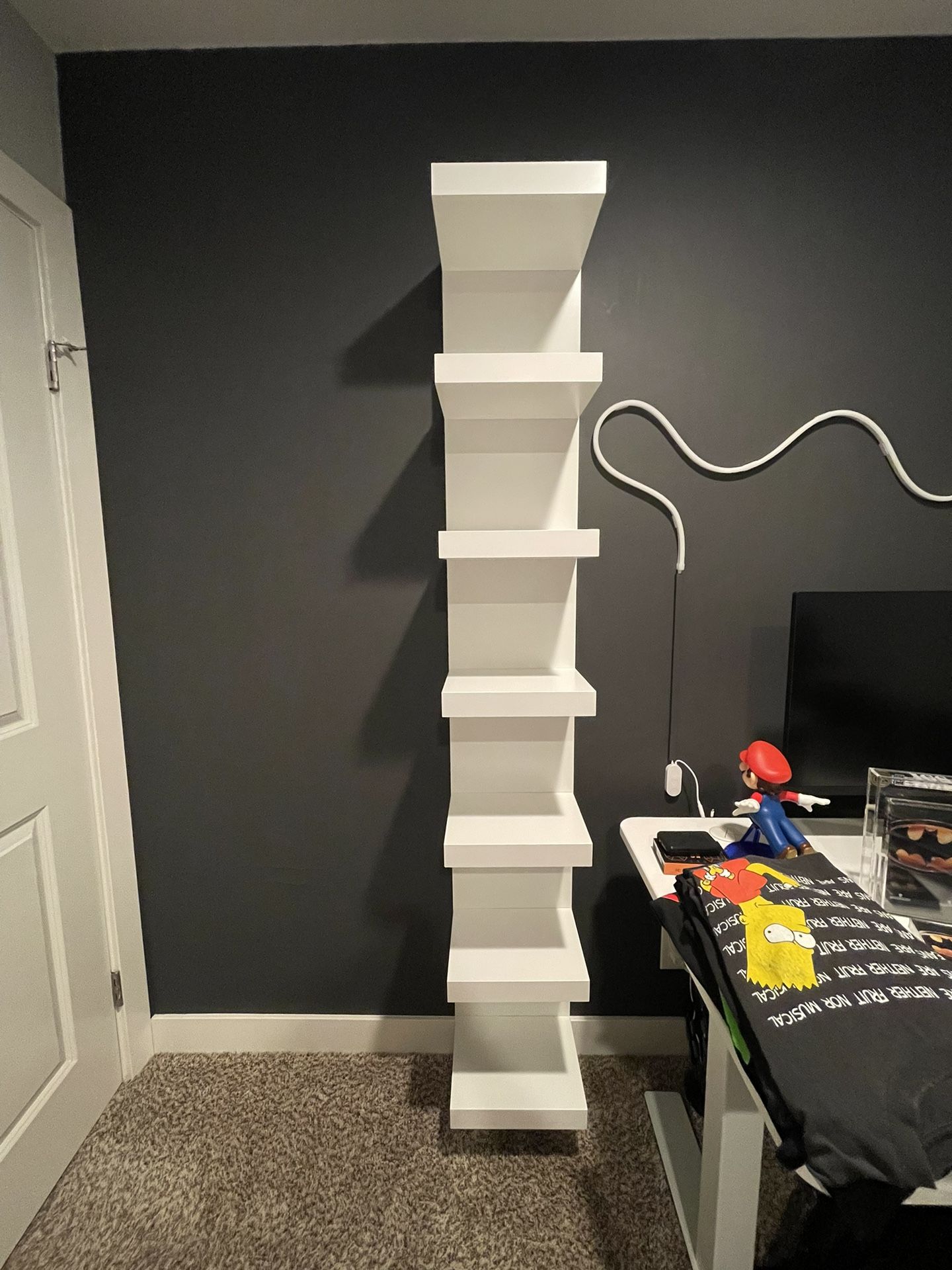 LACK Wall shelf unit 11 3/4x74 3/4 " WHITE for Sale in Chula Vista, CA