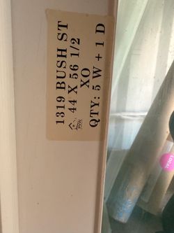 White retrofit vinyl window