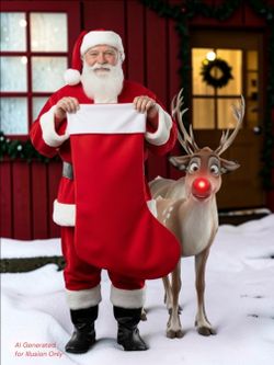 Jumbo Christmas Stocking, 54"