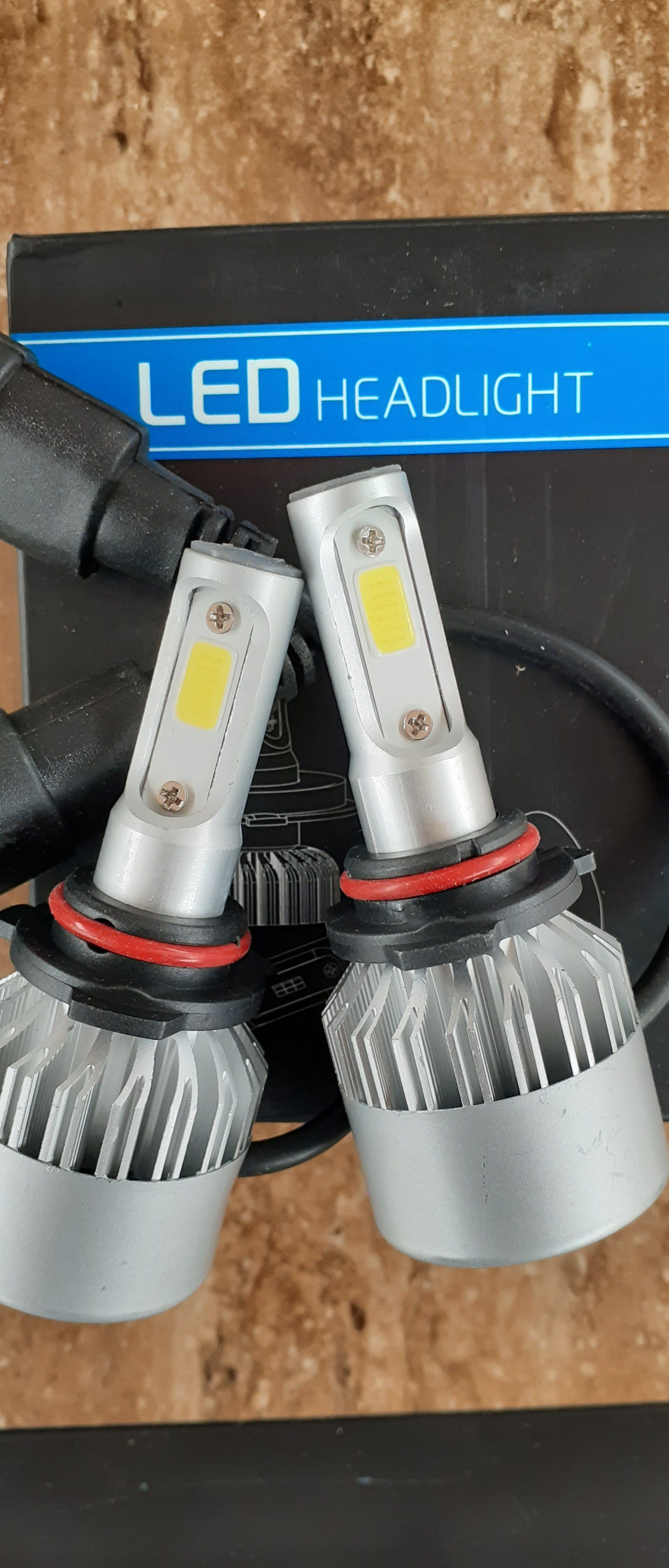 2pcs Car/Auto Led Headlight Bulbs 8000LM 6500K *6 Months Warranty* Low, High, Fog, Daytime, Luces Led, 9005, 9006, 9012, H1, H7, H11, H4, 9007, H13