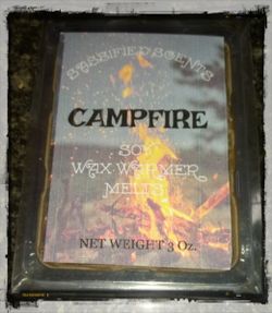 Campfire Scented Soy wax Melts for wax warmer 3 oz