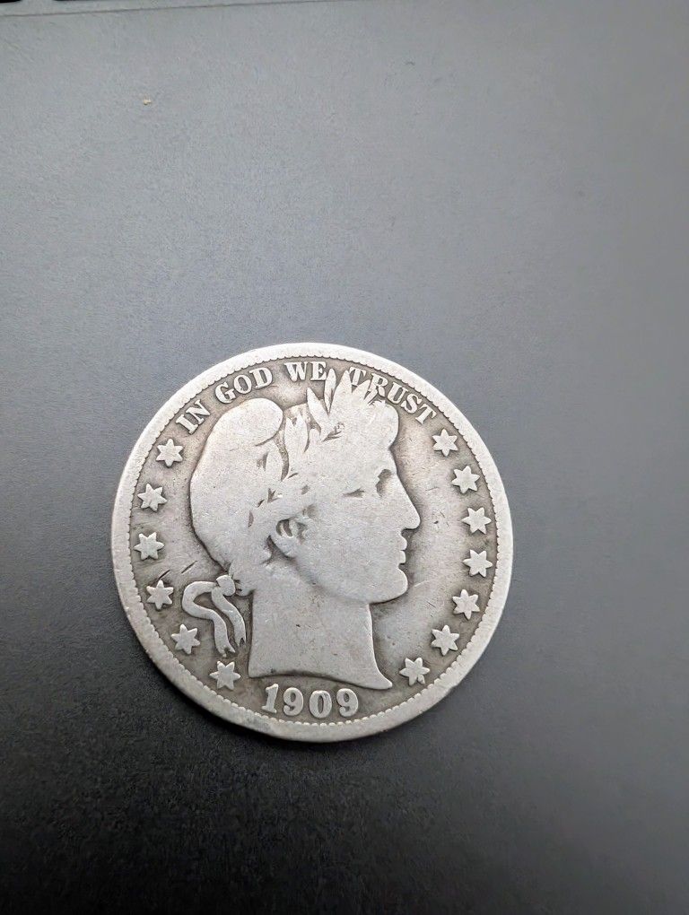 1909o Barber Half Dollar New Orleans Mint 