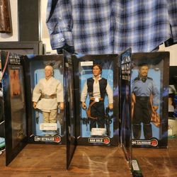 10 Star Wars Figures In Box 