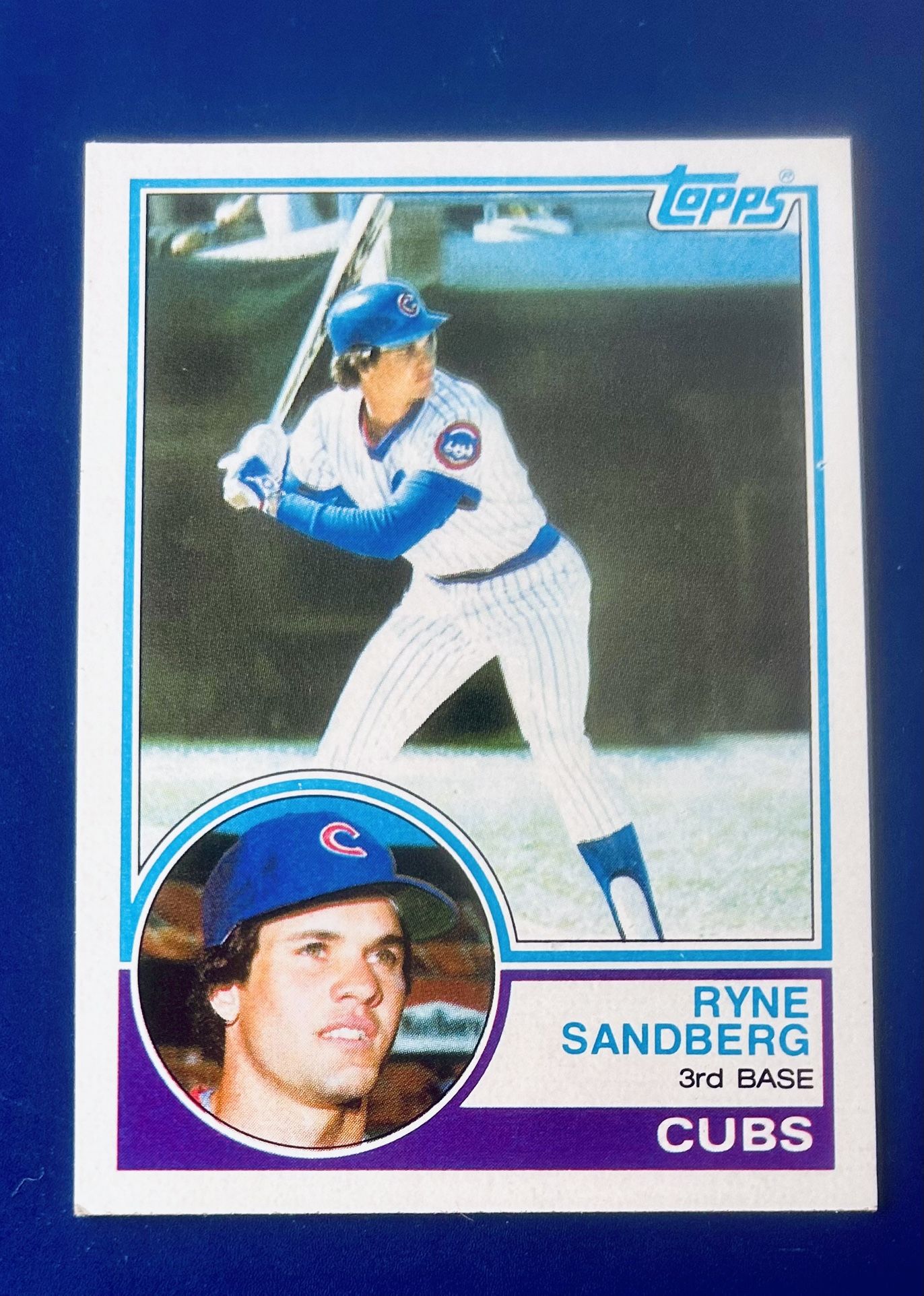 1983 Topps Ryne Sandberg Rookie Baseball Card