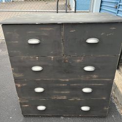 Wood Dresser Distressed look  46t x 39w x 21 d