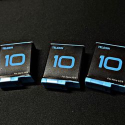  3 Pack Rechargeable Hero 11/10/9 Batteries 