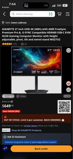 Gigabyte MO27U2