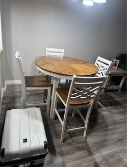 New chair and table set