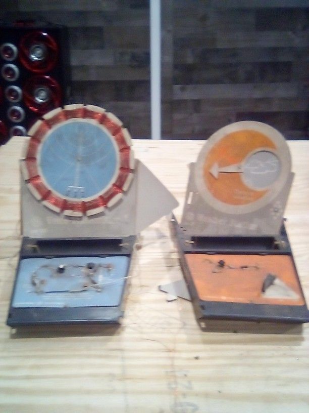 Children Learning Voice And Weather Transmitter Blue And Orange