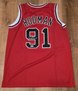 DENNIS RODMAN SIGNED JERSEY!