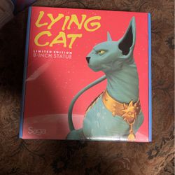 Lying Cat Comic Statue 