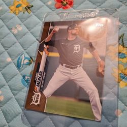 Detroit Tigers Jordy Mercer 2020 Topps Update Gold Serial Number 3/2020 Baseball Card 