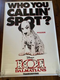 1996 Disney’s 101 Dalmatians Banner 47x68” Whizzer