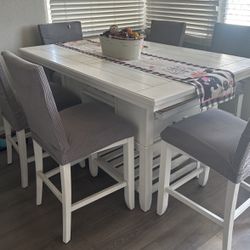 Counter Height Dining Table For Six