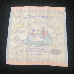 Sanrio Cinnamoroll Face/Hand Towels NWT