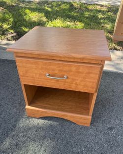 Brown nightstand