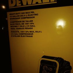 15 Galon Dewalt Compressor 