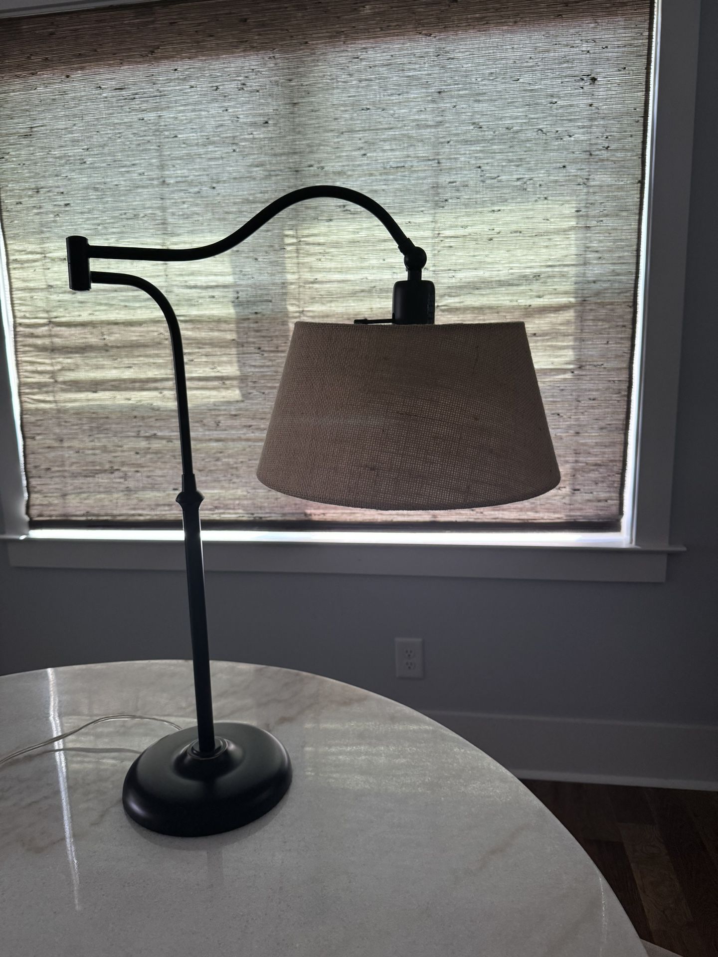 27” Adjustable Metal Arched Desk/Table Lamp