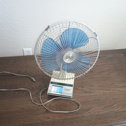 Vintage Sanyo Oscillating Fan