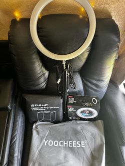 Complete Photography & Lighting Kit - Ring Lights, Studio Box & Backdrops