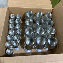 Pewter goblets