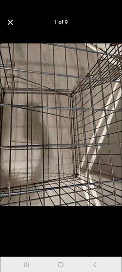 Midum pet cage with rust