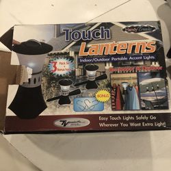 Touch Lanterns indoor outdoor portable accent lights