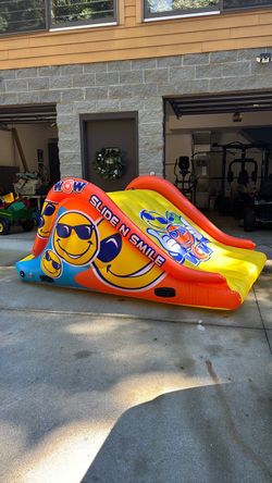 WOW Slide N Smile Inflatable Water Slide