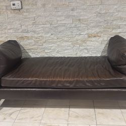 6ft Leather bench