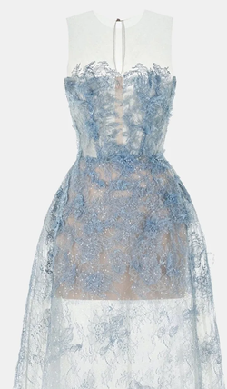 Montsand Blue Lace Dress – Size 10 (XL) – Brand New