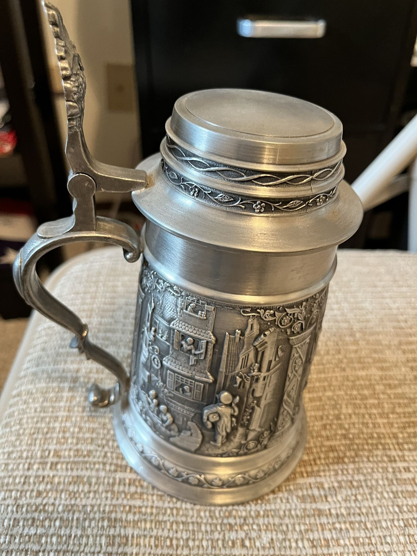 Vintage SKS 95 Zion Pewter German Beer Stein